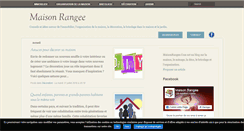 Desktop Screenshot of maisonrangee.com