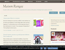 Tablet Screenshot of maisonrangee.com